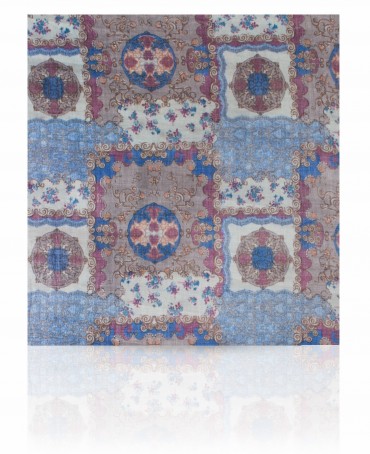 Палантин Женский W-GEOMETRIC/LILAC